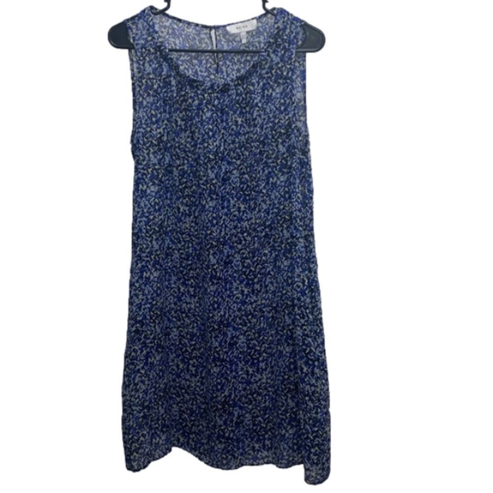 Reiss Silk Sheer Shift Summer Dress or Bathing Suit Coverup Size 10